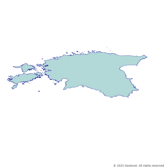 Estonia Country (Riik) Administrative Boundaries Dataset