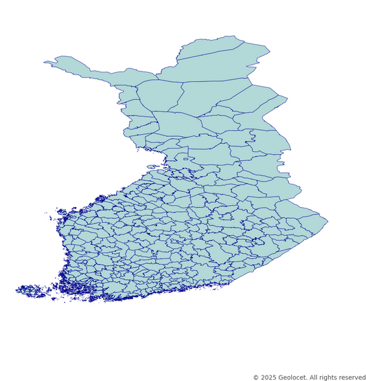 Finland - Administrative Boundary Polygonss