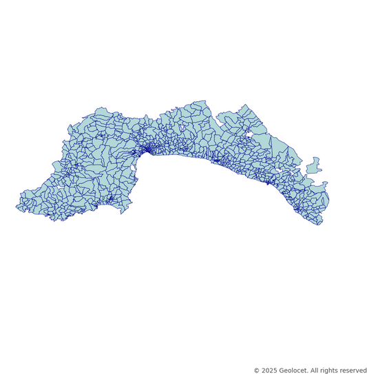 Antalya Neighbourhoods/Mahalleler Boundary Polygons in a Shape file format