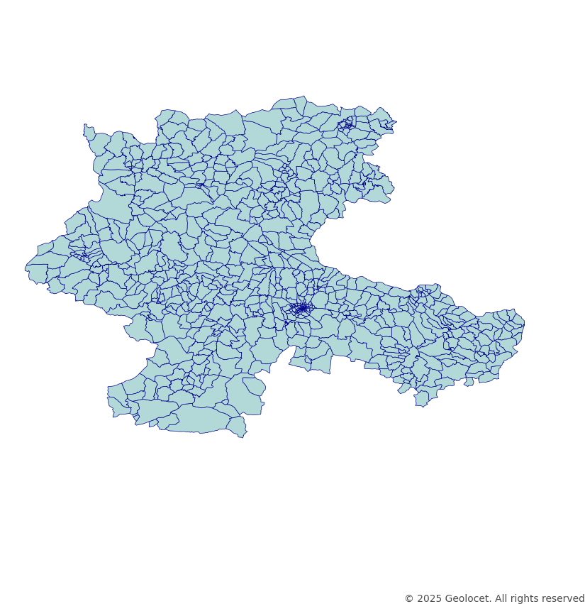 Malatya Neighbourhoods/Mahalleler Boundary Polygons in a Shape file format