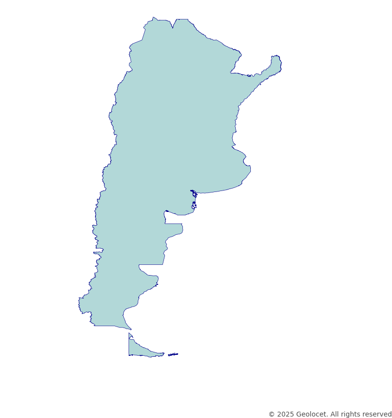 Argentina Country-Level Boundary