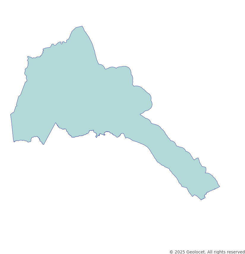 Eritrea Country-Level Boundary