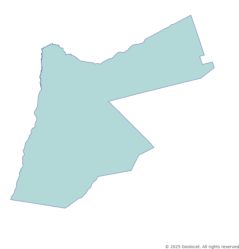Jordan Country-Level Boundary