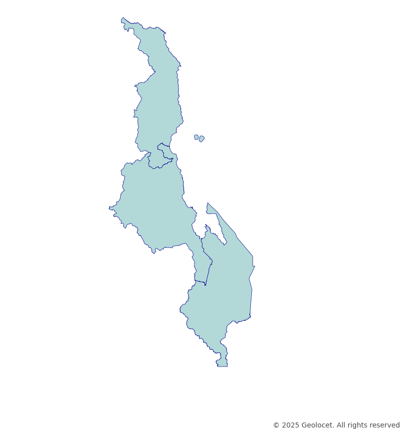 Malawi Region-Level Boundary