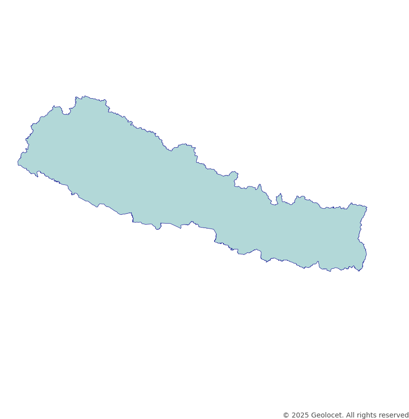 Nepal Country-Level Boundary