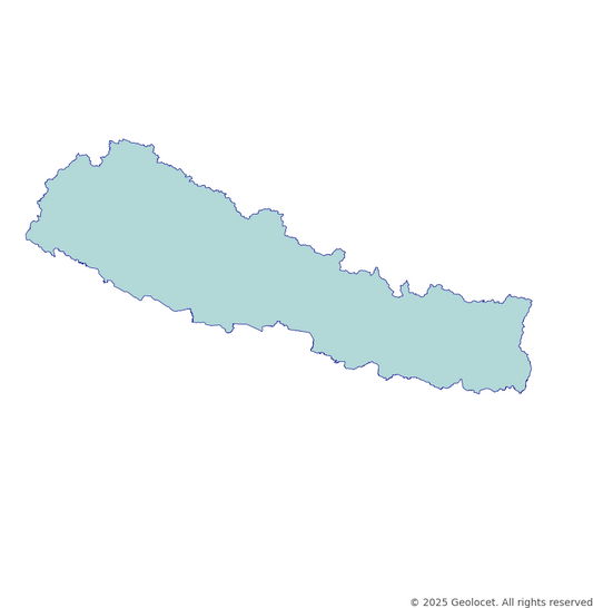 Nepal Country-Level Boundary