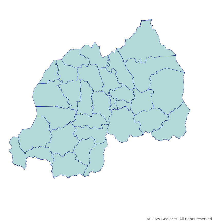 Rwanda District-Level Boundary