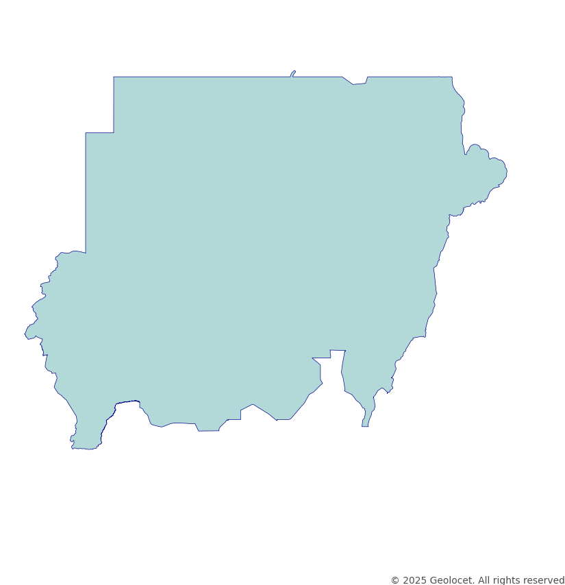 Sudan Country-Level Boundary
