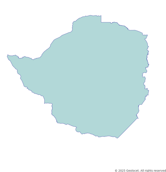 Zimbabwe Country-Level Boundary