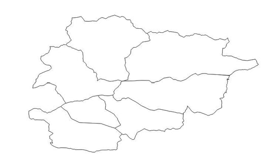Andorra Communes (Parròquies) Administrative Boundaries Dataset