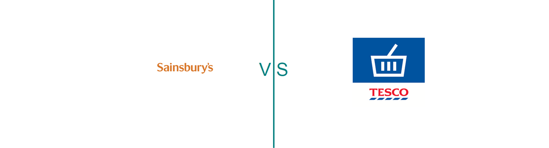 Number of stores of Tesco vs Sainsbury's