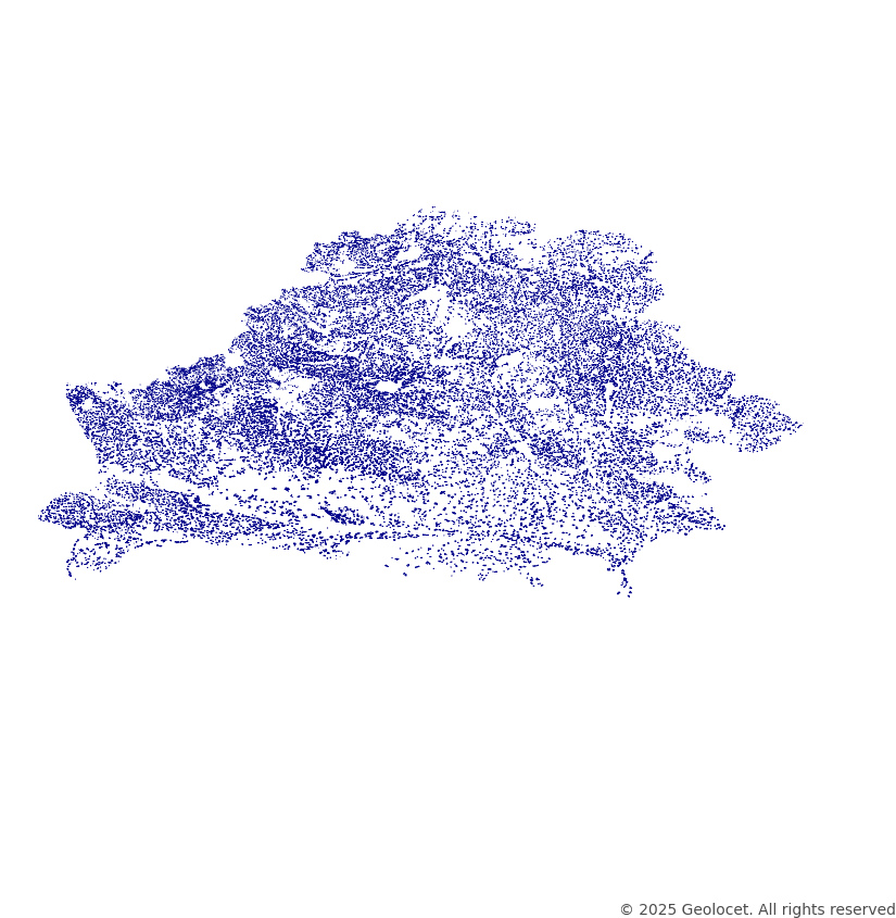 Belarus Municipalities (населены пункт / населённый пункт) Administrative Boundary Polygons