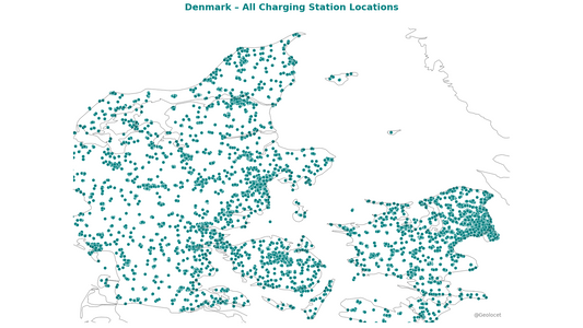All EV Charging Station Locations in Denmark: Complete Geographic Dataset