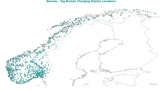 All EV Charging Station Locations in Norway: Complete Geographic Dataset