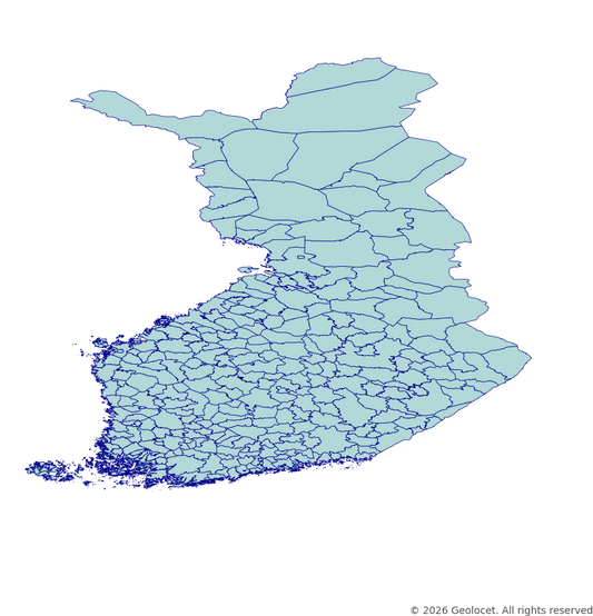 Finland - Administrative Boundary Polygonss