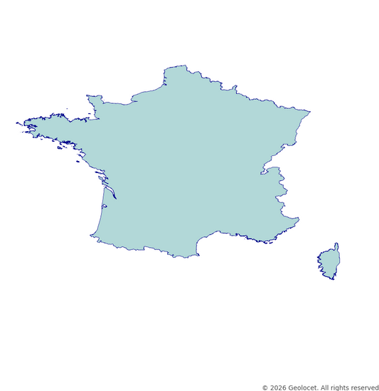 France Full Administrative Hierarchy: Country, Region, Department, Arrondissement, Commune GIS Boundaries with 2026 Population Data