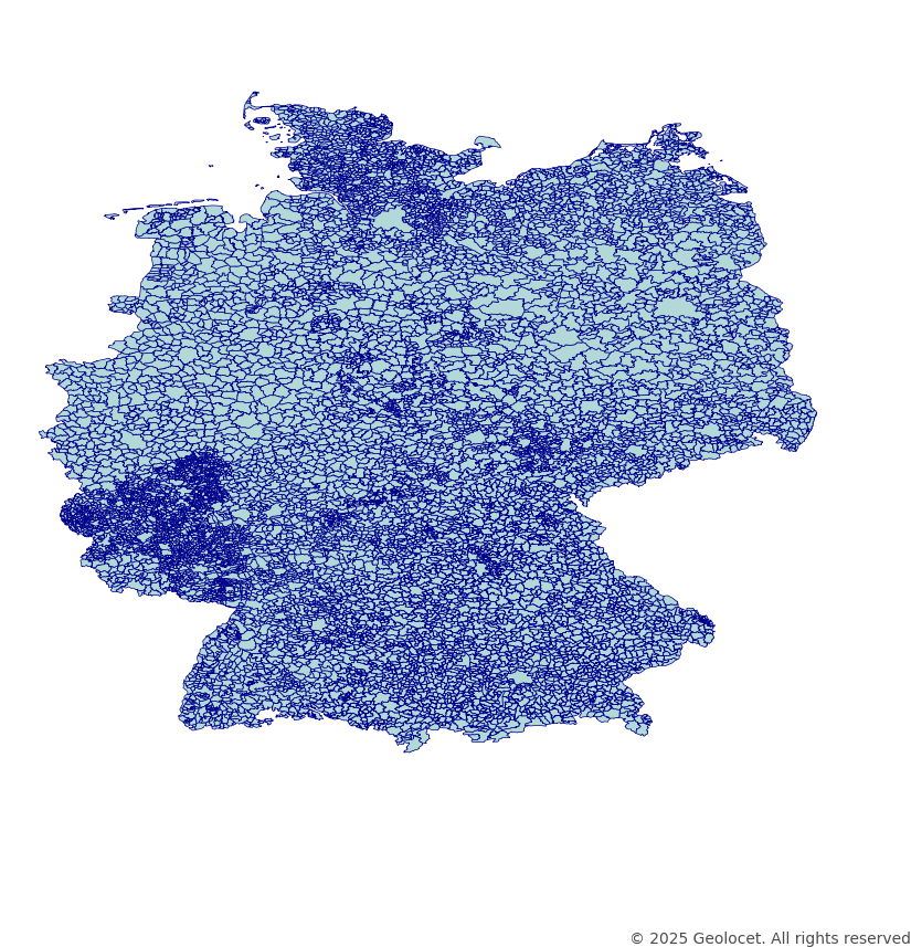 Germany - Administrative Boundary Polygonss