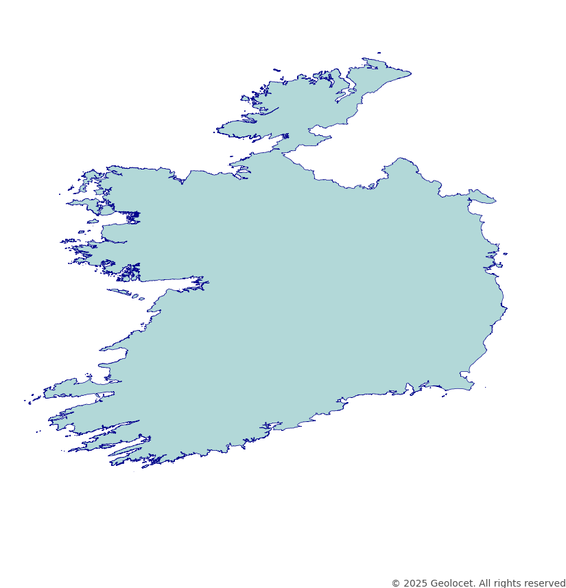 Republic of Ireland country boundaries