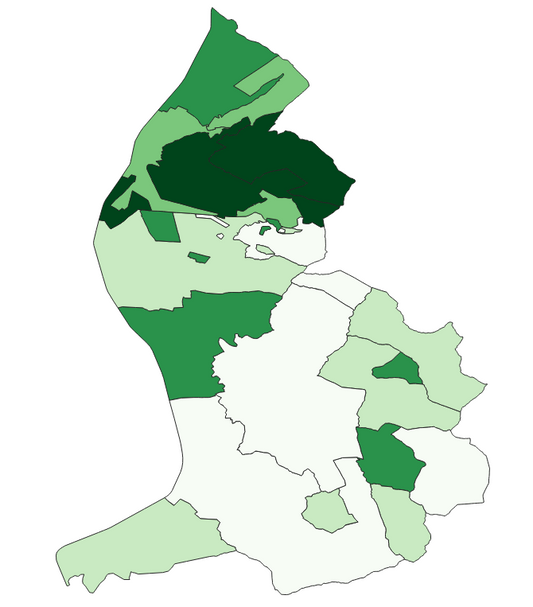 Geodemographics dataset for Liechtenstein at municipal level with adminsitrative boundaries