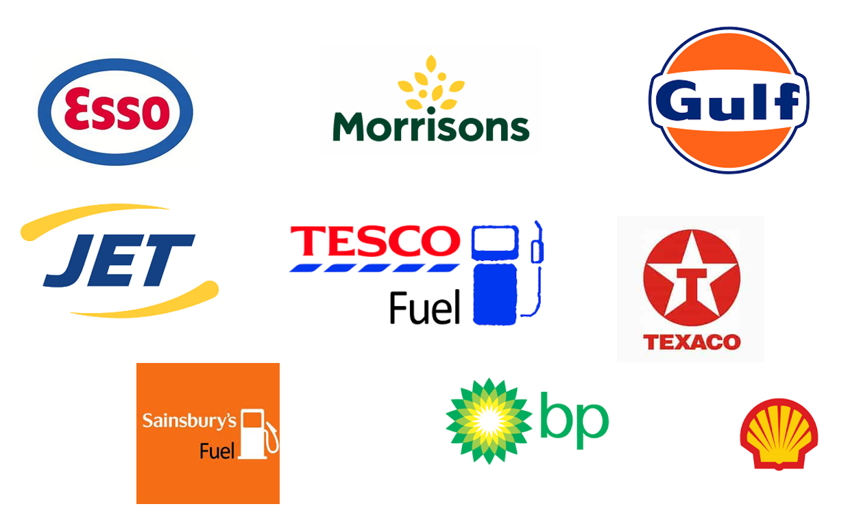 Locations of All Sites of the Top 10 Petrol Station Brands in UK: Dataset Available for Download