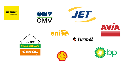 Map of Top Petrol Station Chain Locations Across Austria