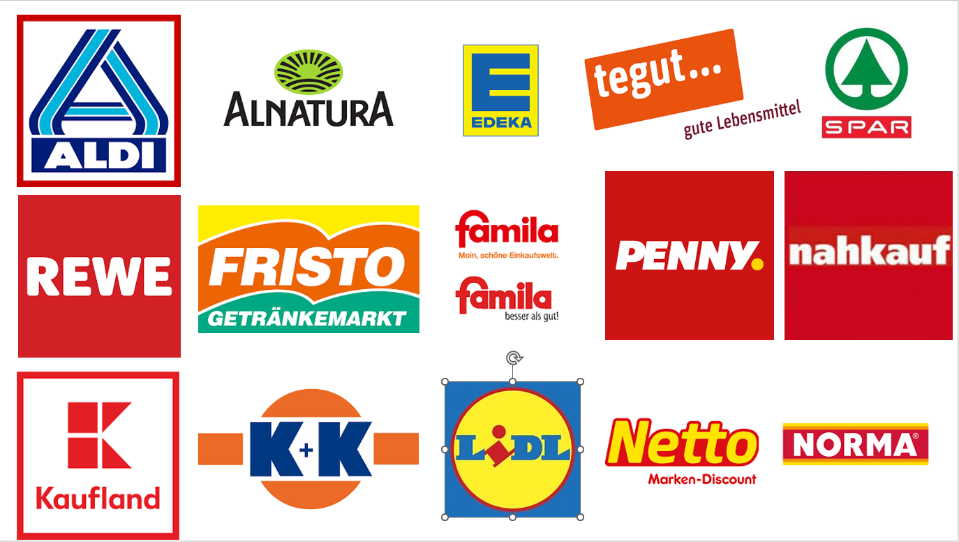 Locations of All Sites of the Top 28 Supermarket Brands in Germany: Dataset Available for Download