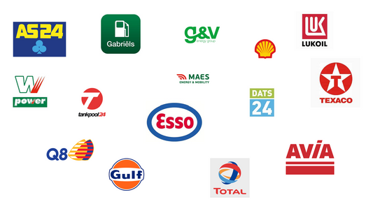 Locations of All Sites of the Top 15 Petrol Station Brands in Belgium: Dataset Available for Download