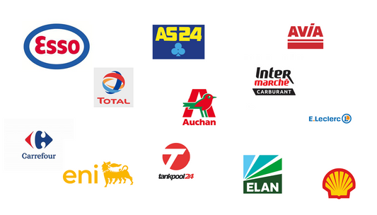 Map of Top Petrol Stations Across France
