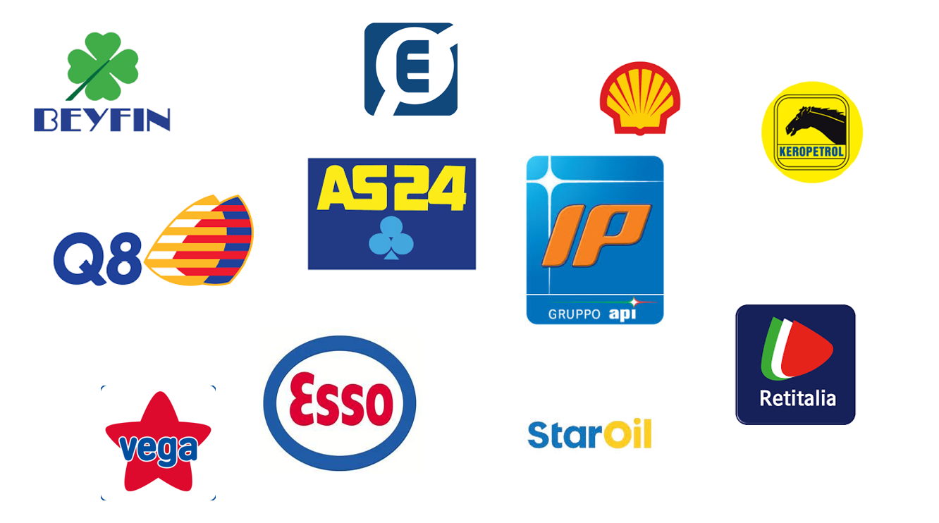 Map of Top Petrol Stations Across Italy