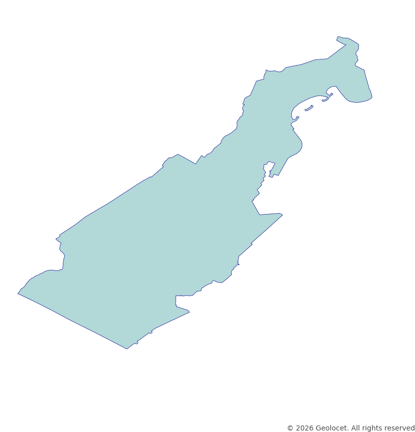 Monaco Administrative Wards GIS Boundaries (Shapefile & GeoPackage)