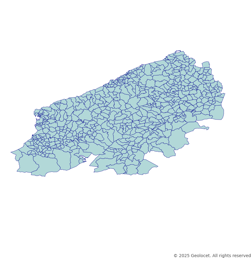 Zonguldak Neighbourhoods/Mahalleler Boundary Polygons in a Shape file format