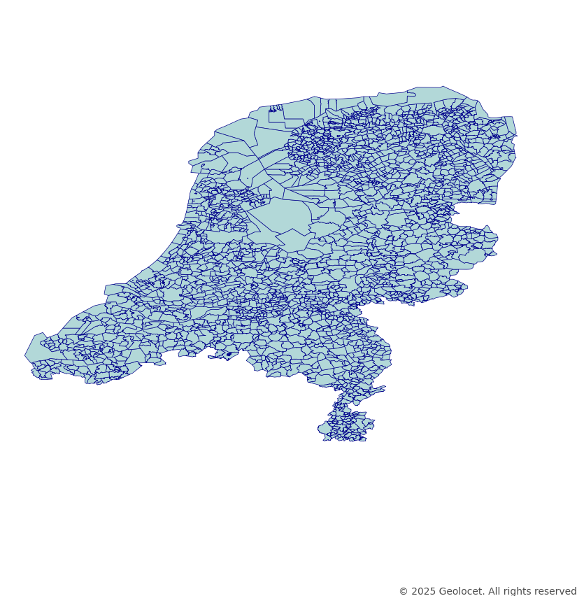 Netherlands - Administrative Boundary Polygonss