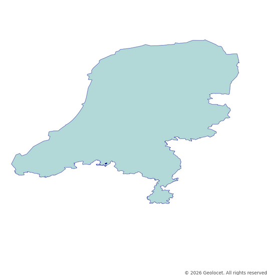 Netherlands Country GIS Boundaries (Shapefile & GeoPackage) with 2025 Population Data
