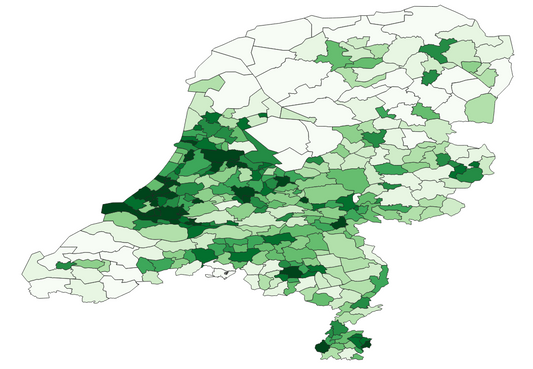 Geodemographics dataset for Netherlands at municipal level with adminsitrative boundaries