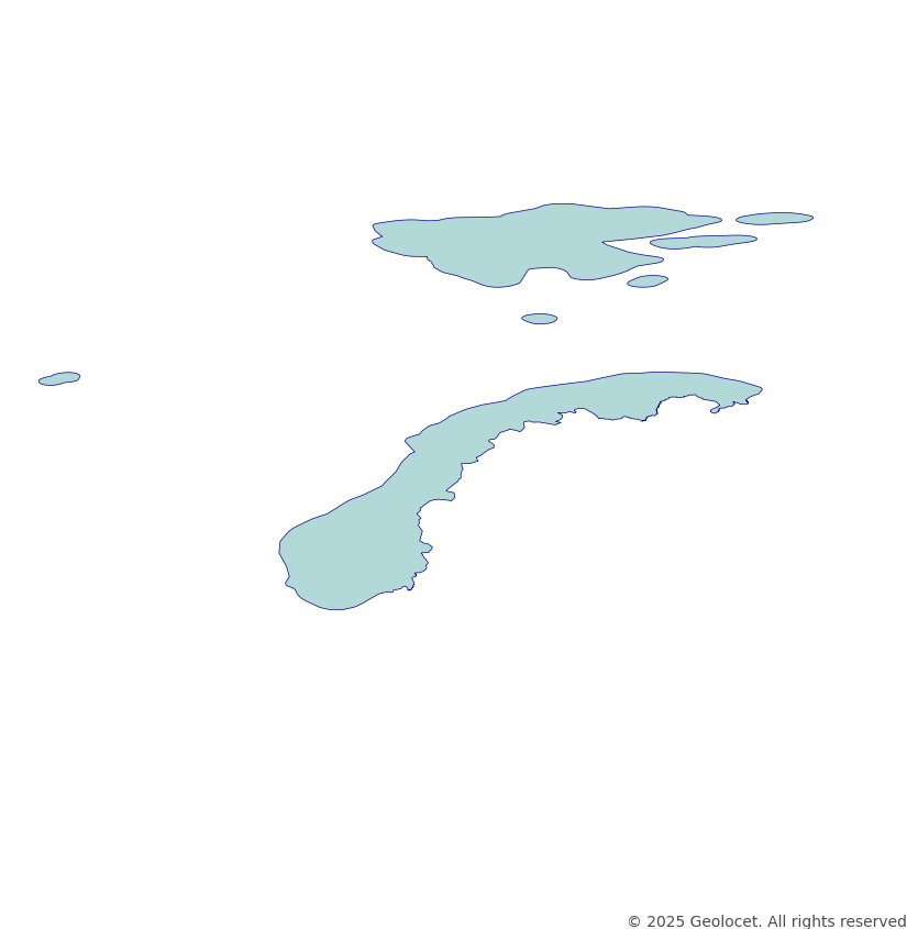 Norway Country (Landskap) Administrative Boundary Polygons