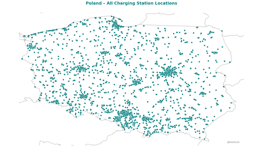 All EV Charging Station Locations in Poland: Complete Geographic Dataset