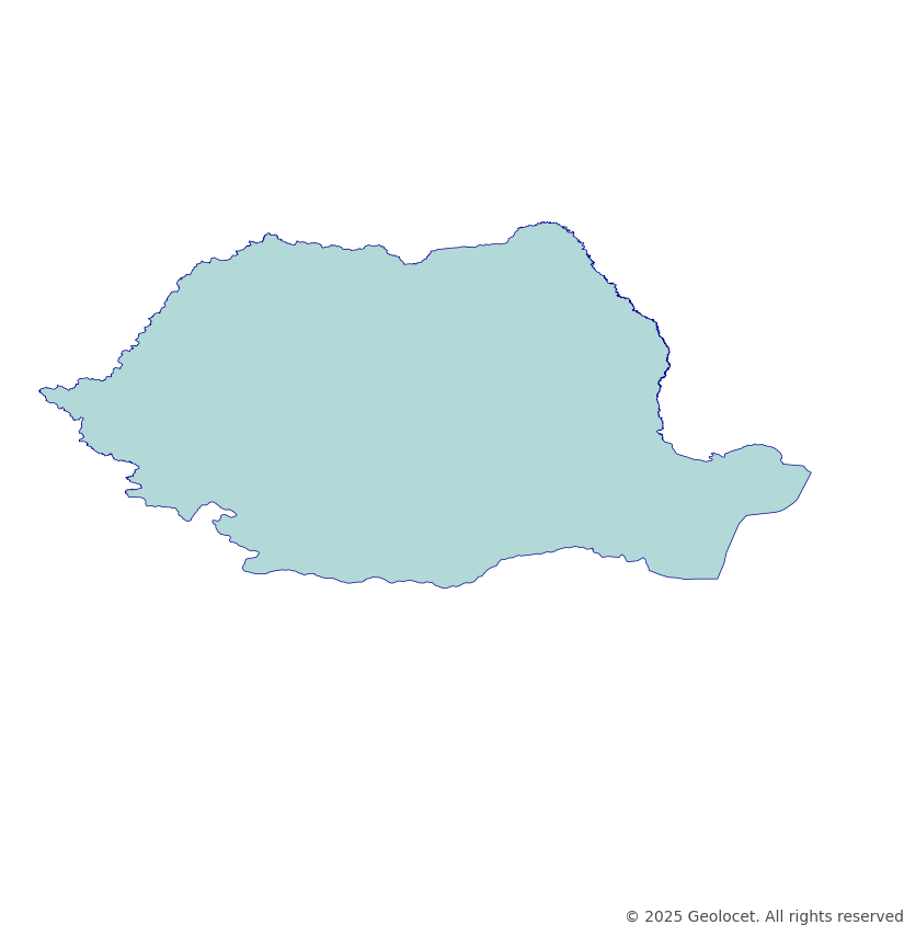 Romania Country (Țară) Administrative Boundary Polygons