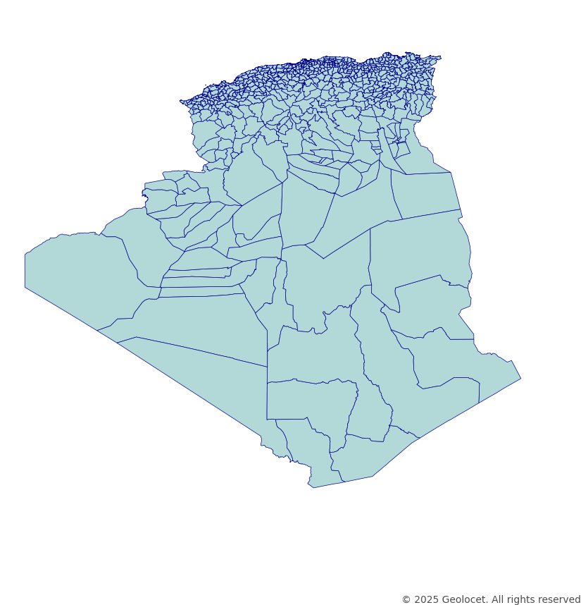 Algeria District-Level Boundary