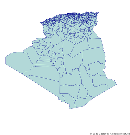 Algeria District-Level Boundary