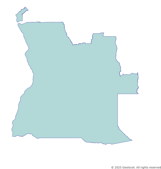 Angola Country-Level Boundary