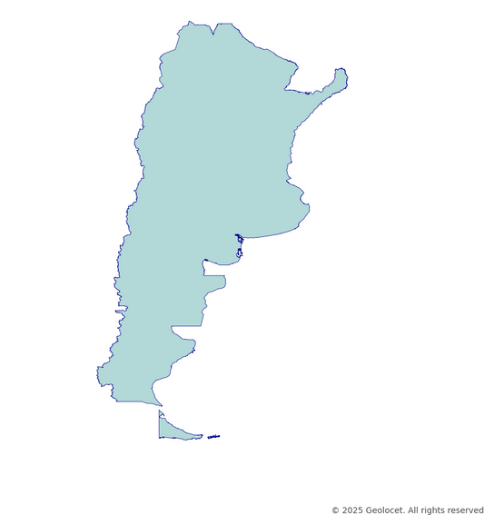 Argentina Country-Level Boundary