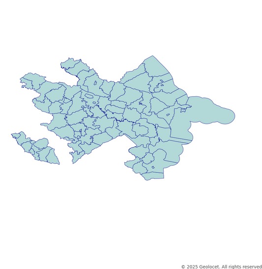 Azerbaijan District and city-Level Boundary