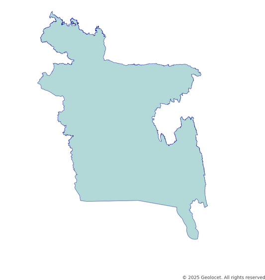 Bangladesh Country-Level Boundary