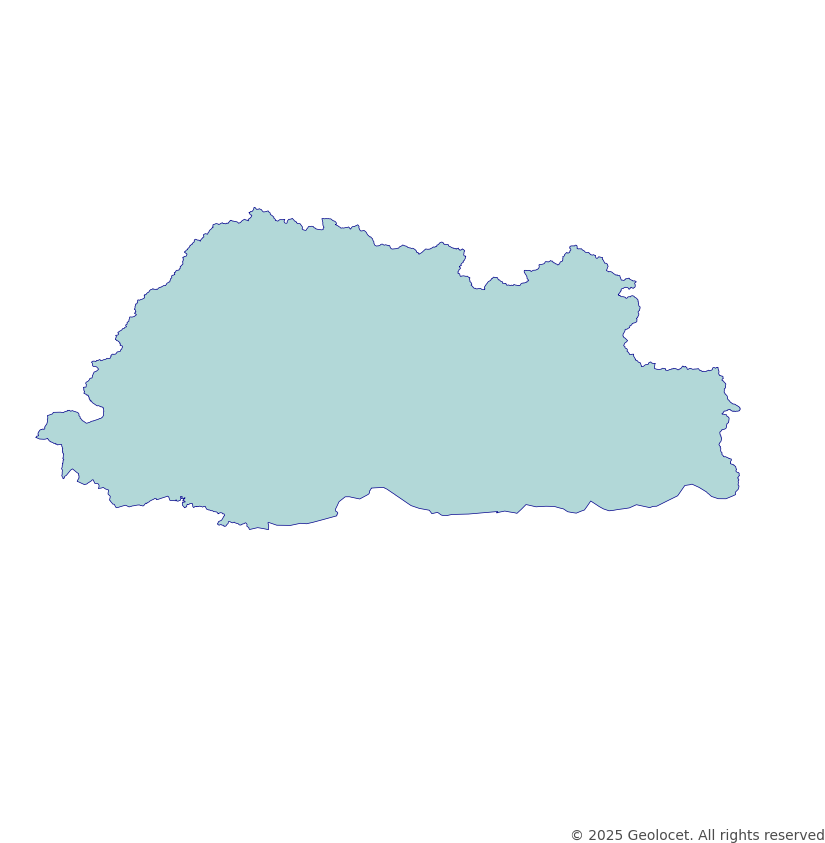 Bhutan Country-Level Boundary