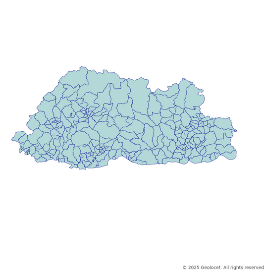 Bhutan Gweog-Level Boundary