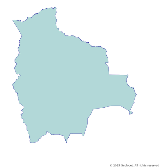 Bolivia Country-Level Boundary