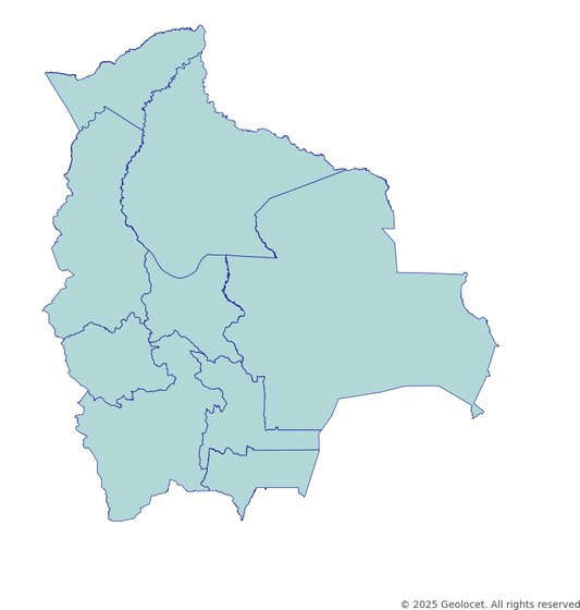 Bolivia Department-Level Boundary