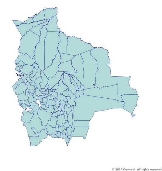 Bolivia Province-Level Boundary