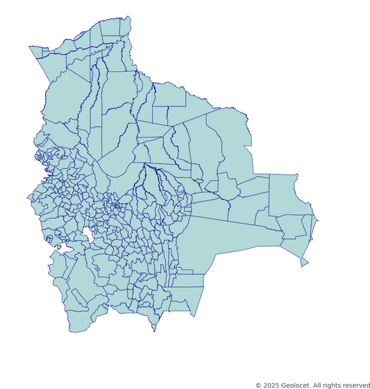 Bolivia Municipality-Level Boundary