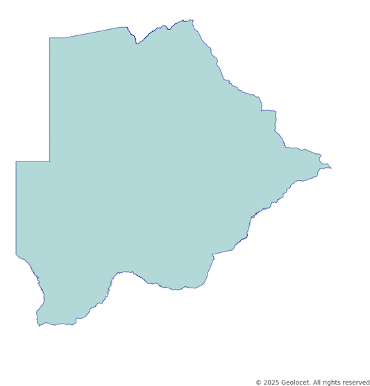 Botswana Country-Level Boundary
